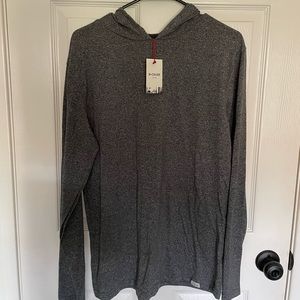NWT mens light hooded sweater